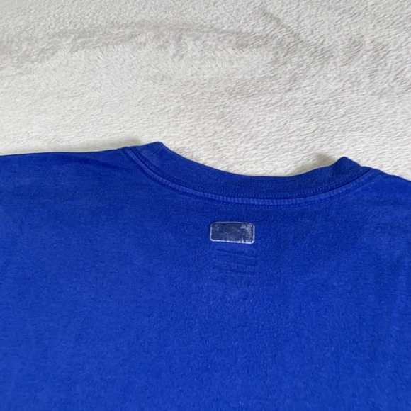 Texas Rangers Shirt Mens Medium Blue MLB Baseball Nike Dri Fit Performance Tee - Picture 12 of 13